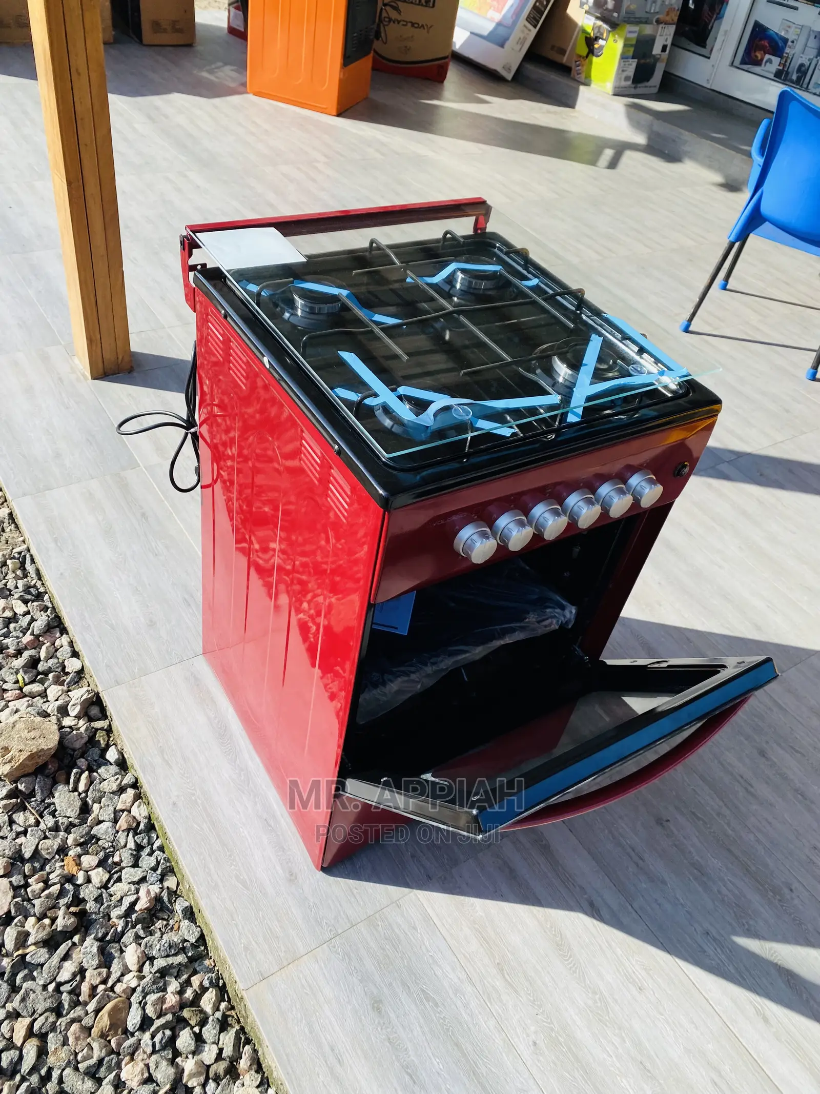Hit Our Dm or CallUs for Volcano 4 Gas Burner(50*50)Red 