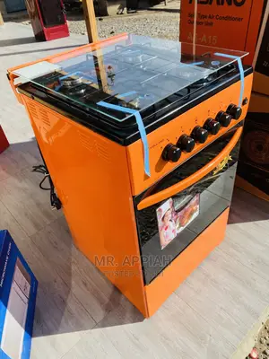 Quality Volcano Orange Color Oven Grill 4 Gas Cooker 50x50