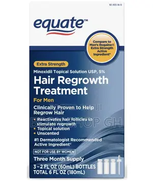 Equate Minoxidil Solution Extra Strength - FOR MEN(1 Bottle)