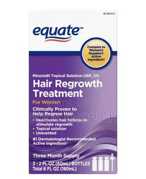 Equate Minoxidil Solution -Hair Regrowth Treatment for Women