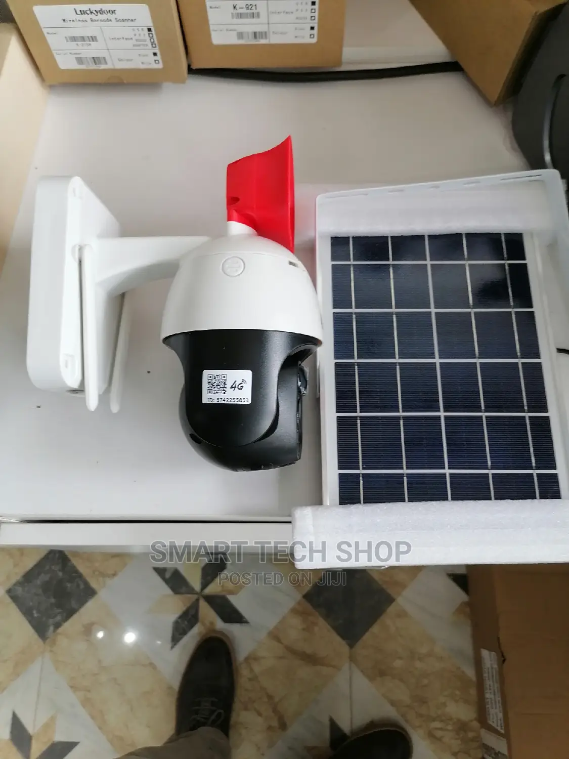 4MP PTZ Camera 4G or Wi-Fi Solar With Battery + Siren