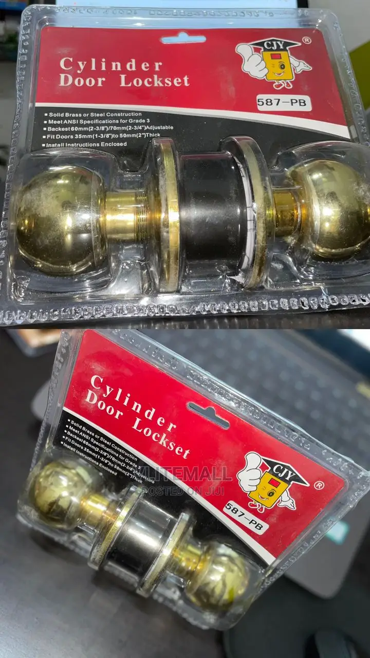 Cylinder Door Lockset (587 Pb)