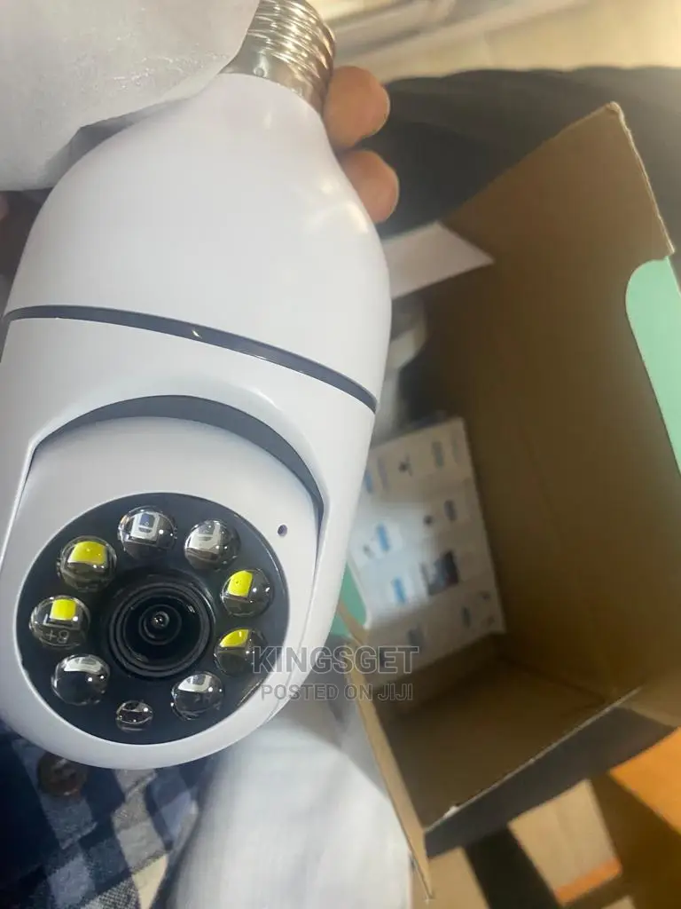 Cctv 360 Panorama Wifi Bulb Security Surveillance Camera