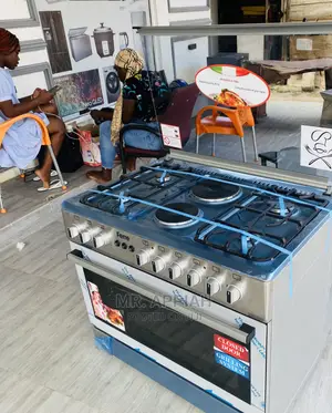 Fast Cooking Ferre 60*90cm 4gas Cooker +2electric Hot Plate