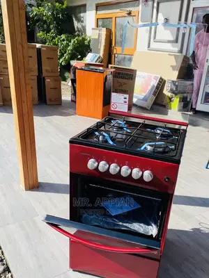 Elegant 50*50 4 Gas Burner With Oven Grill(Volcano)Red 