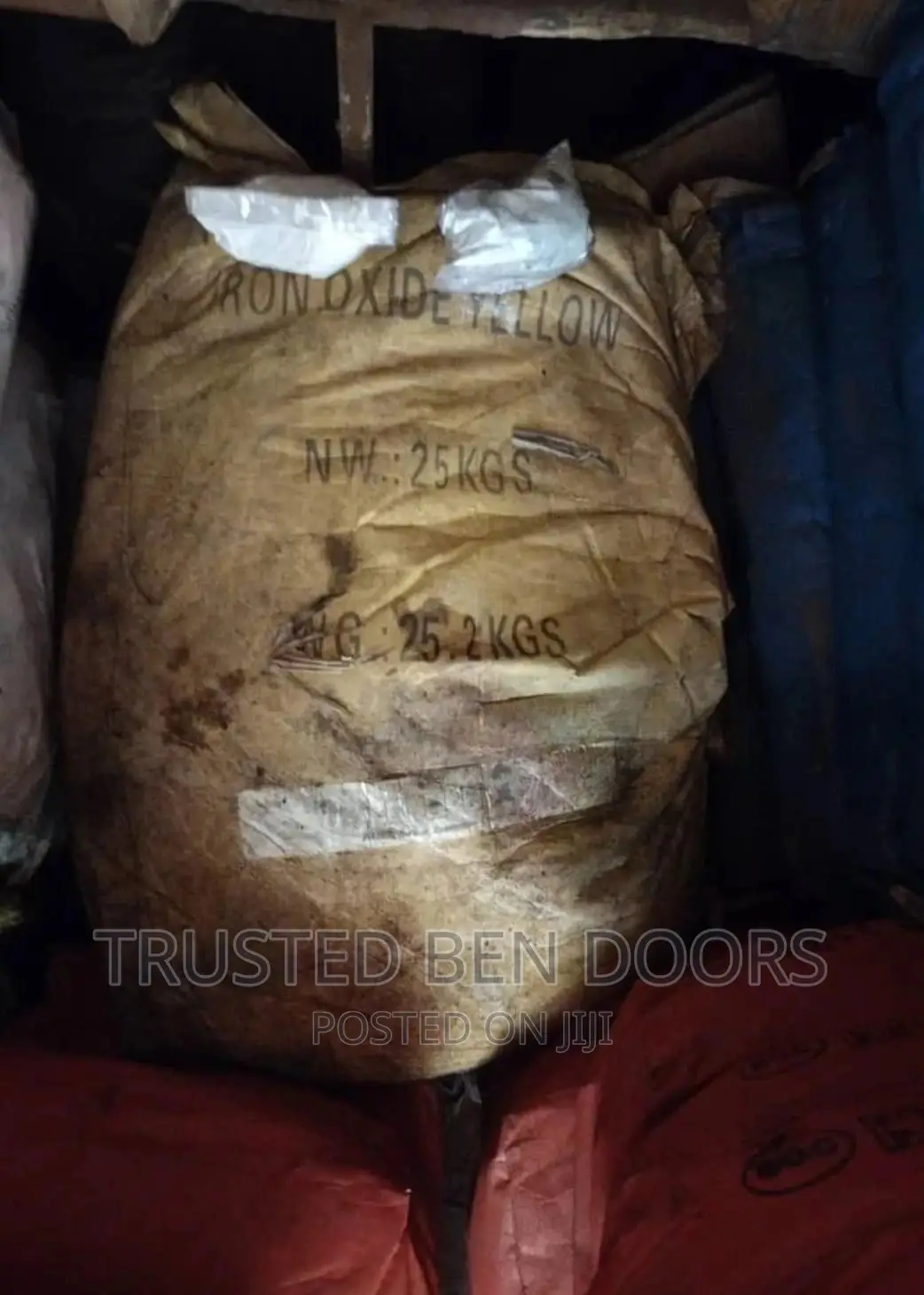 Yellow Pigment [25kg Iron Oxide] For Construction Works