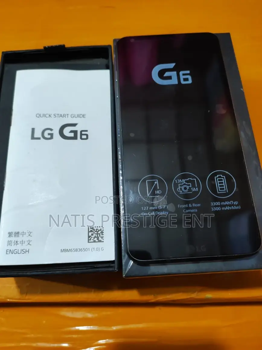 New LG G6 64 GB Black