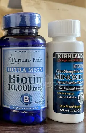 Kirkland Minoxidil Biotin Pack ( Beard Hairloss )