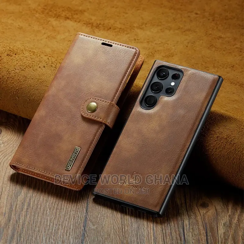 Dg 2in1 Detachable Leather Flip Case Samsung S26ultra S25ultra S24u 2