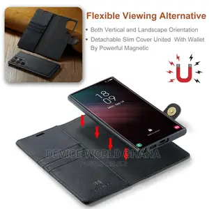 Dg 2in1 Detachable Leather Flip Case Samsung S26ultra S25ultra S24u 2