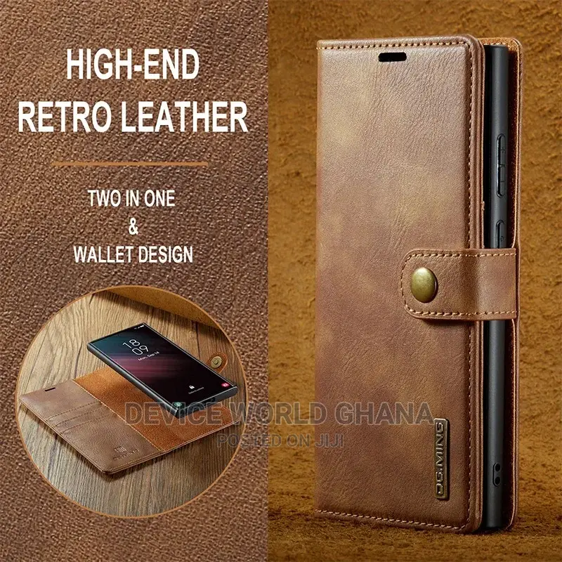 Dg 2in1 Detachable Leather Flip Case Samsung S26ultra S25ultra S24u 2