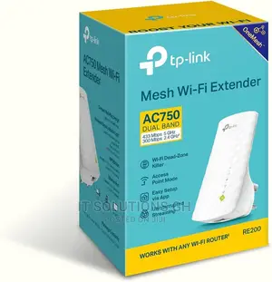 TP-LINK RE200 AC750 (300+433) AC Dual Band Wall-Plug Wifi Ra
