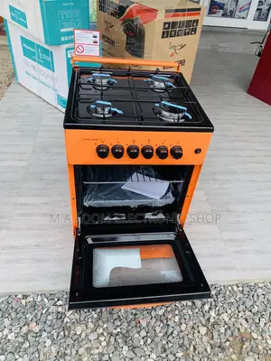 Sighted Volcano Orange 4 Burners 50x50 Gas Stove With Grill