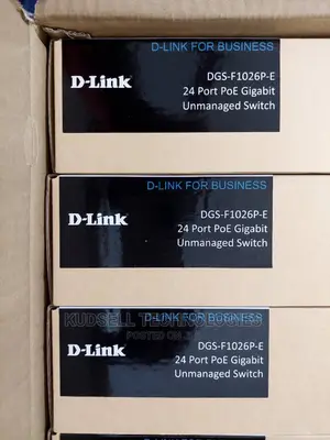 D-Link 24-Port Poe Gigabit Unmanaged Switch 2 SFP Ports