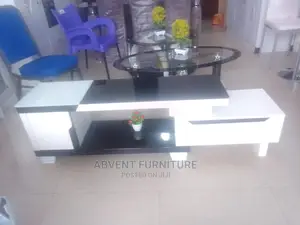 Glass and Wood TV Stand