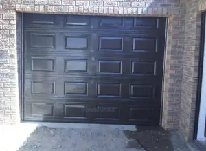 Black Automatic Garage Doors and Main Gate