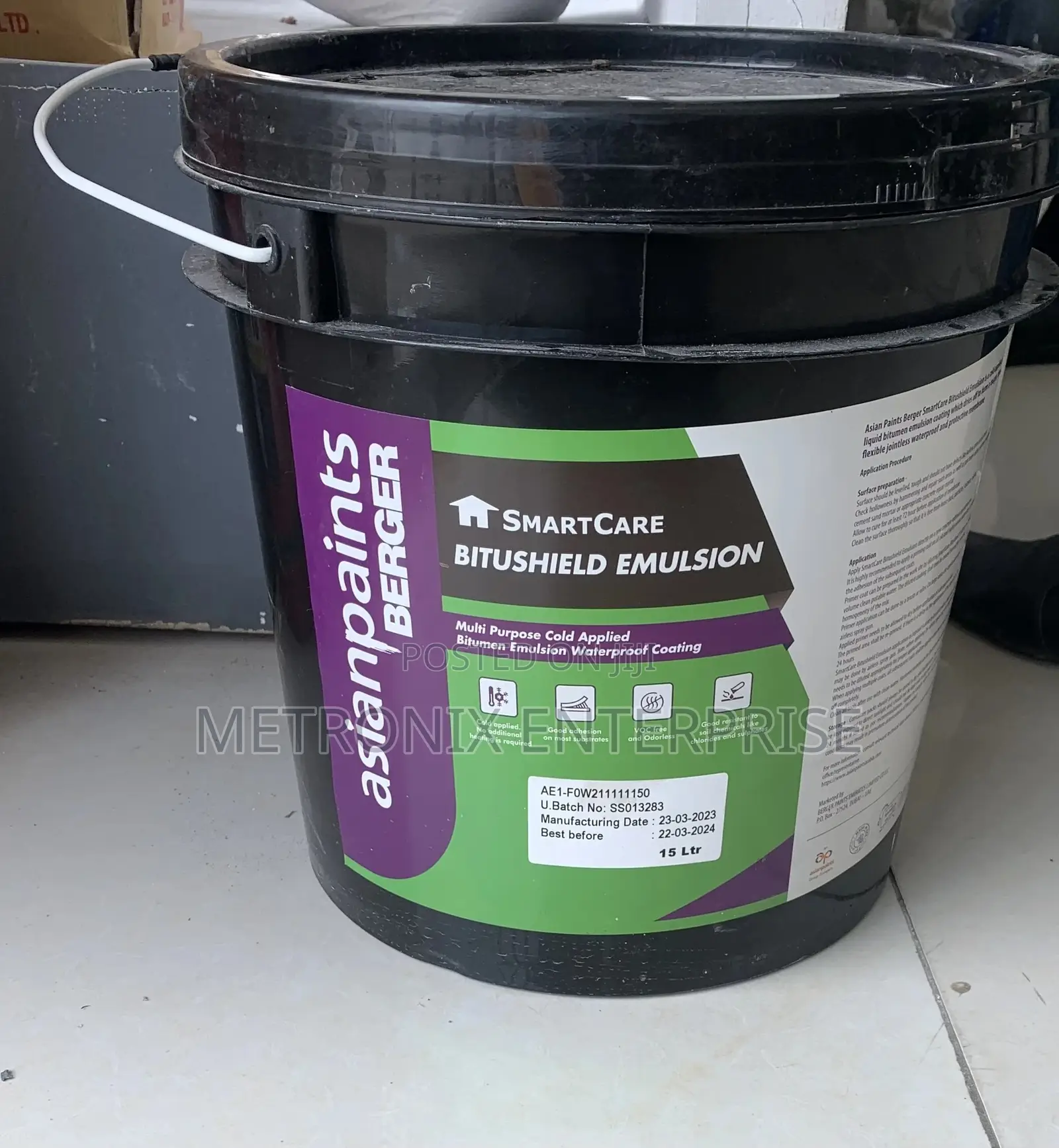 Waterproof Bituminous Coating,15kg(Asian Paints)