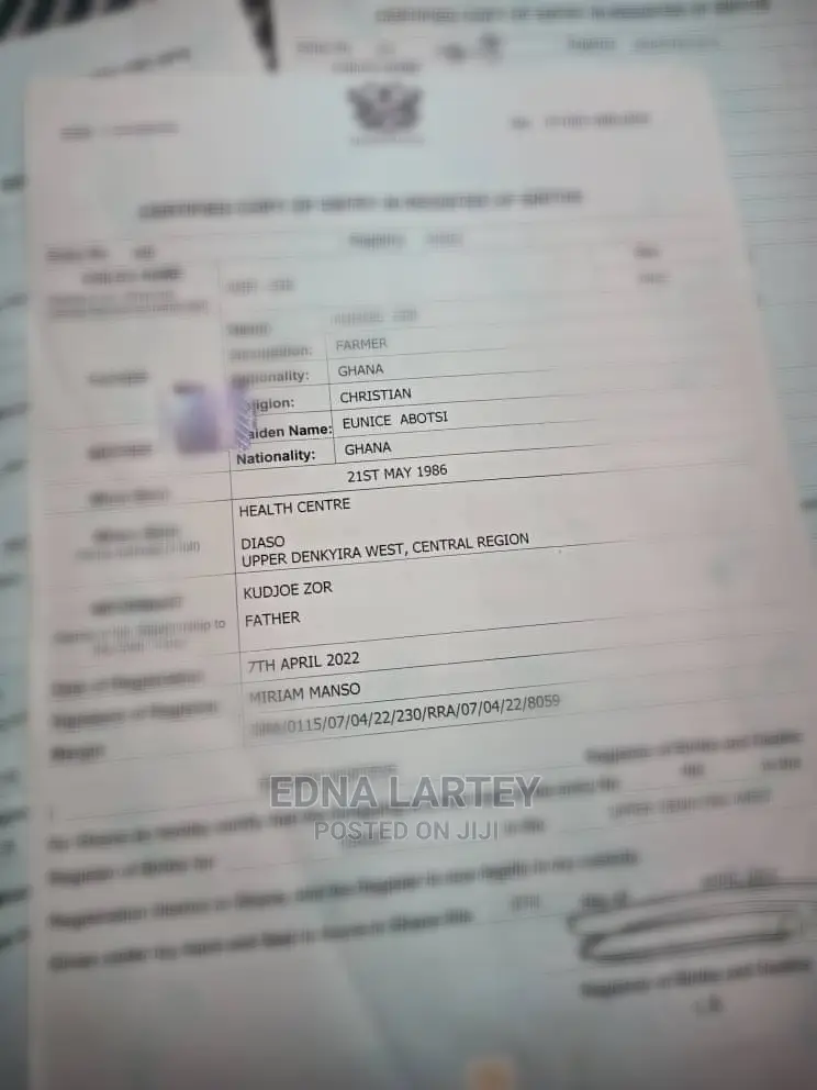 Birth Certificate