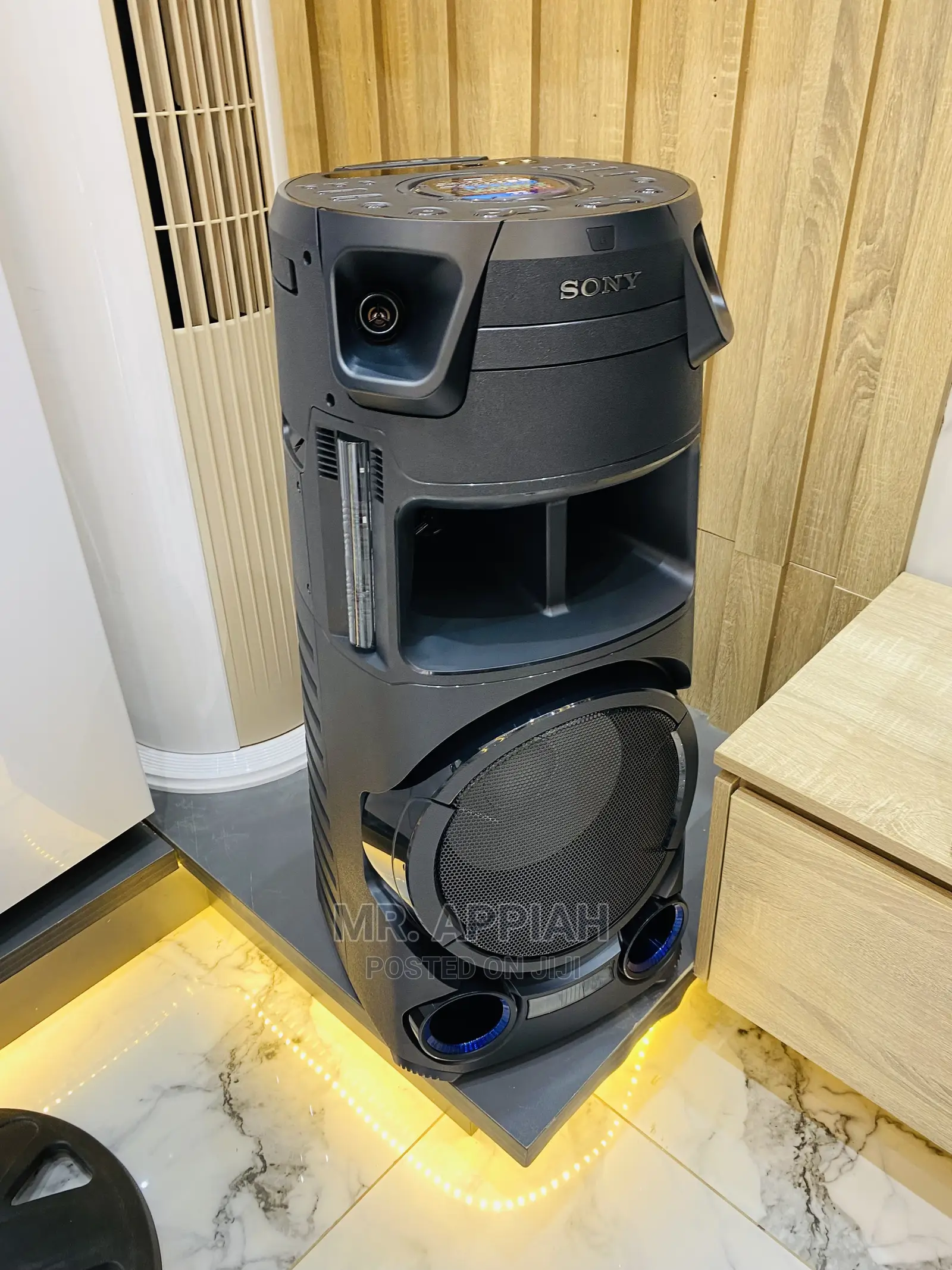 Enjoy Great  Sounds on Sony Bluetooth Speaker(MHC-V83d).