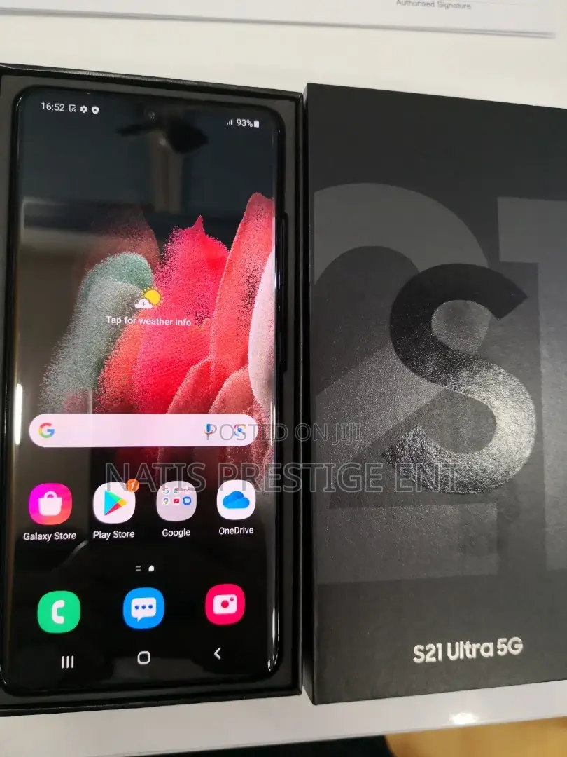 New Samsung Galaxy S21 Ultra 5G 256 GB Black