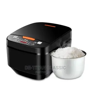 Silver Crest Digital Smart Rice Cooker - 5l - Black