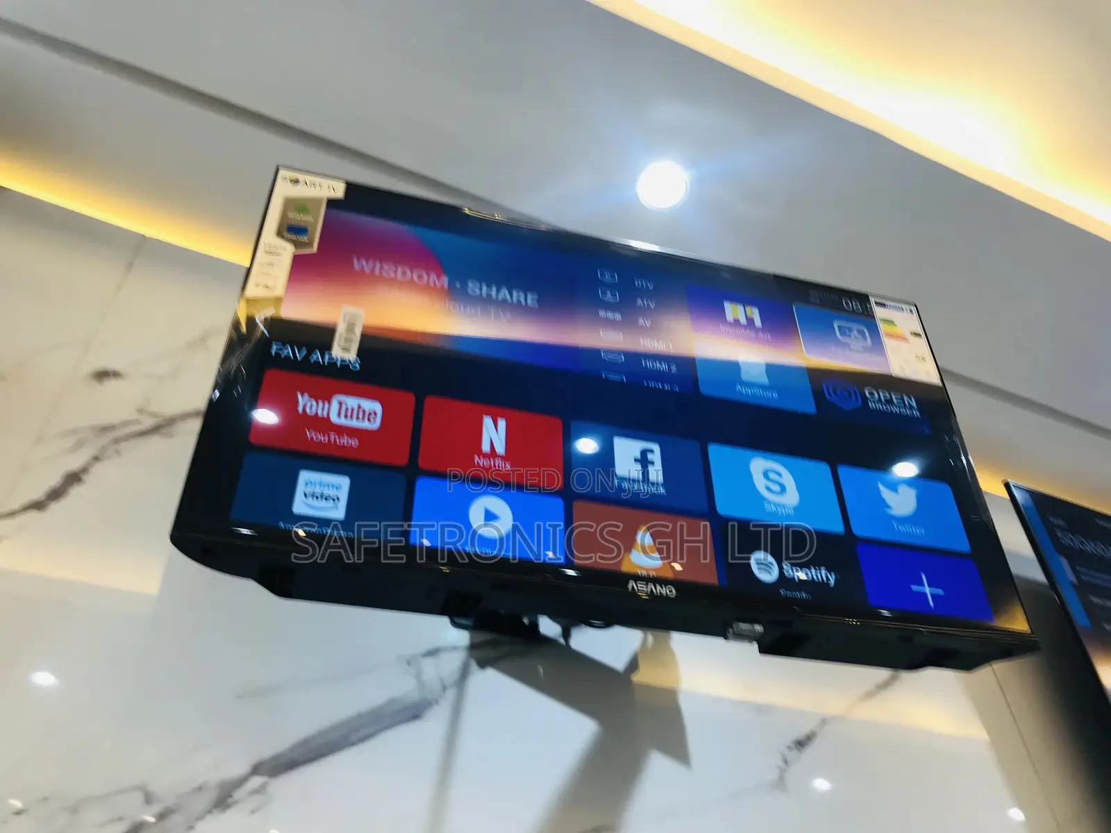 Best Glossy 40 Inches LED Quality Asaon Tv