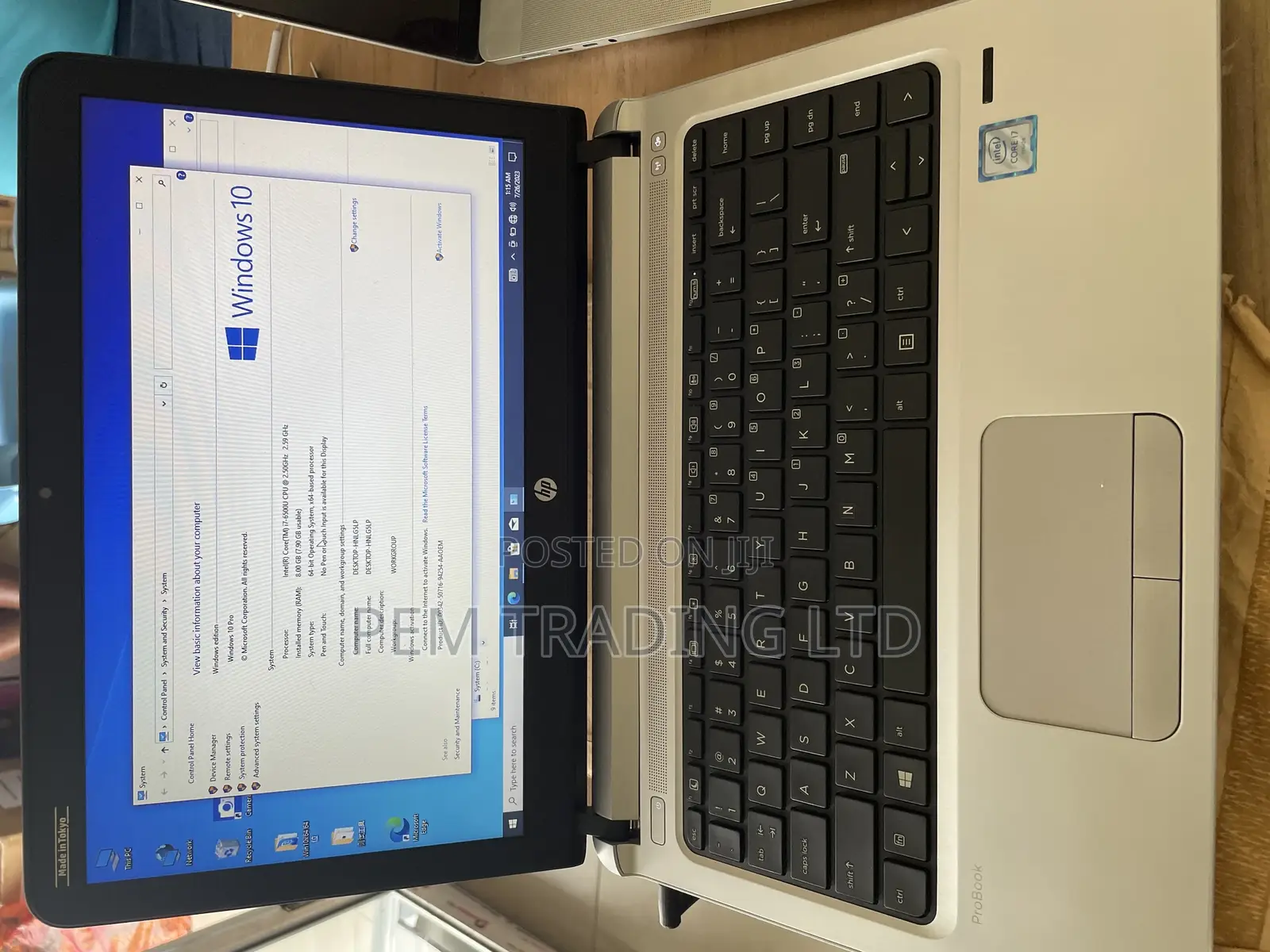 Laptop HP 430 G3 8GB Intel Core I7 SSD 256GB