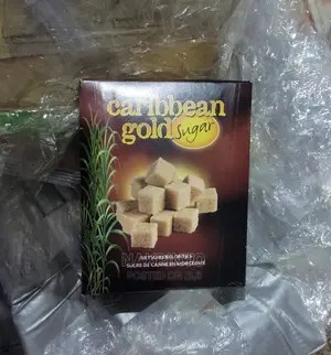 100% Raw Cane Sugar Cubes ( Unrefined Carribbean Gold; 500g)