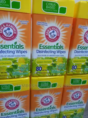 Arm Hammer Essentials Disinfecting Wipes-lemon Scent 80pcs