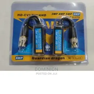 Hd-Cvi Tvi and Passive Video Balun 3mp-4mp-5mp- 8mp