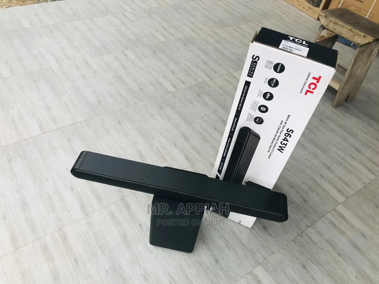 Durable S643w TCL Soundbar System(Black) 