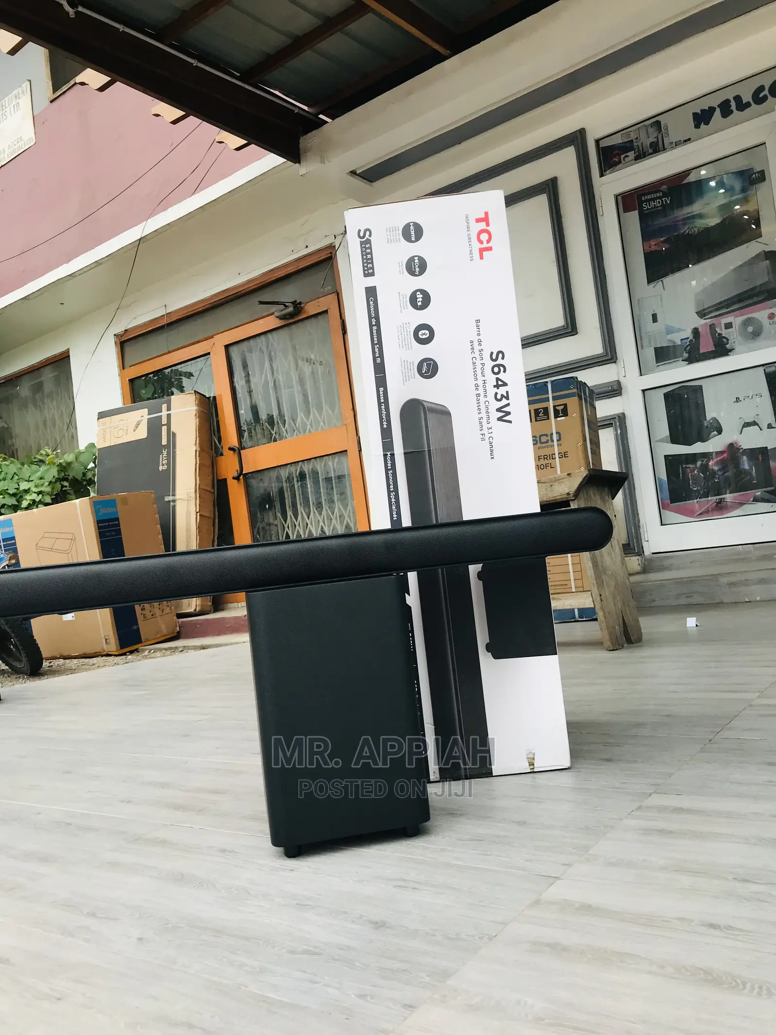 Fresh in Box  3.1ch TCL S643w Dolby Audio Sound Bar,.