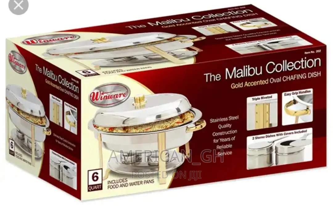 Malibu Collection Gold Oval Chaffing Dish