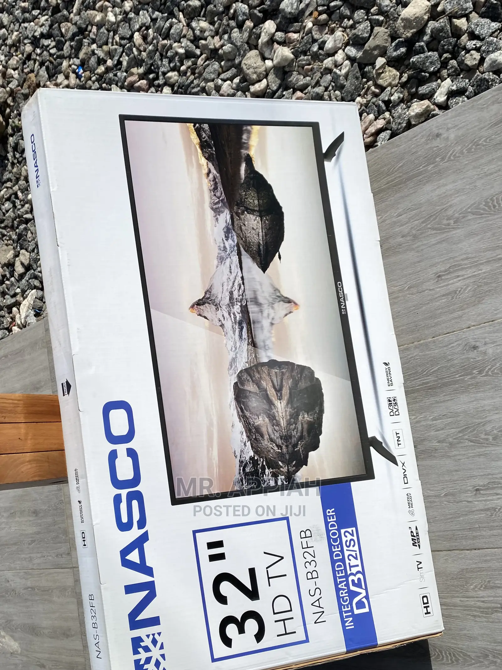 (Black)Energy Saving Nasco32” Digital Satelite 🔥Smart LED Tv