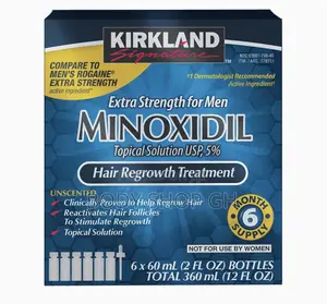 Minoxidil-5% Extra Strength Hair Regrowth for Men/ FULL BOX