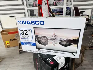 Glossy Black Slim Nasco 32” Hd Satellite Image