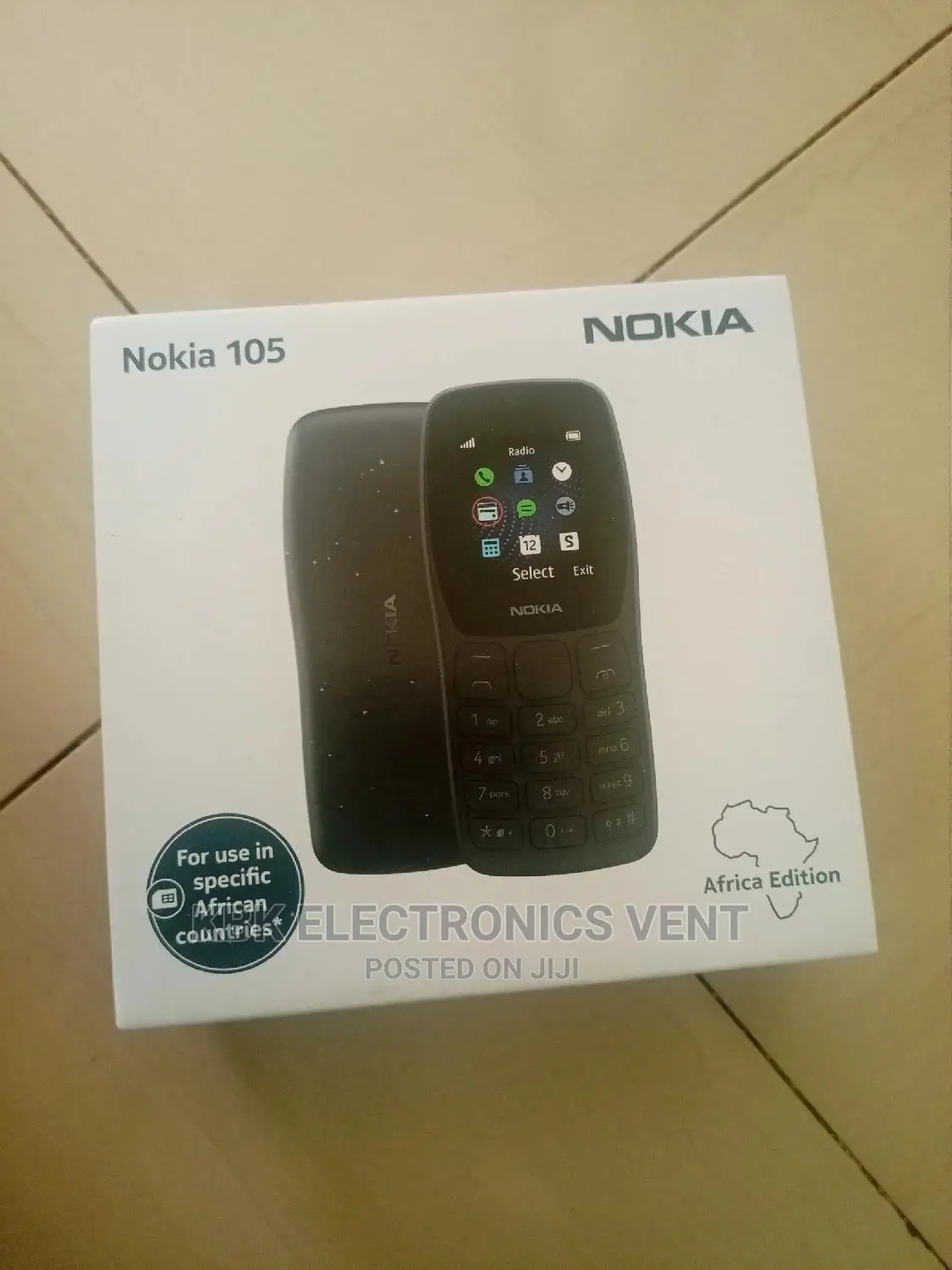 New Nokia 105 Black