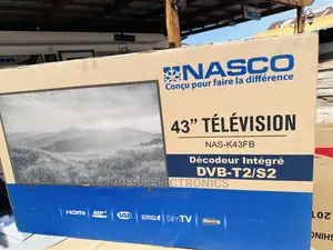 Sleek Black Nasco 43inch Digital Satellite TV (NAS-B43FB)