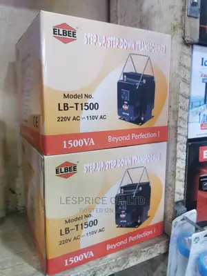 Elbee 1500VA Step Up/Down Brawny Transformer
