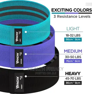 Resistance Band RDX Fabric for Training Booty Glutes Fitness