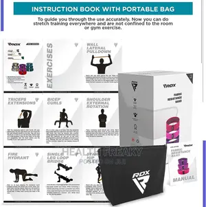 Resistance Band RDX Fabric for Training Booty Glutes Fitness
