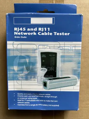 Network Cable Tester (RJ45 and RJ11)