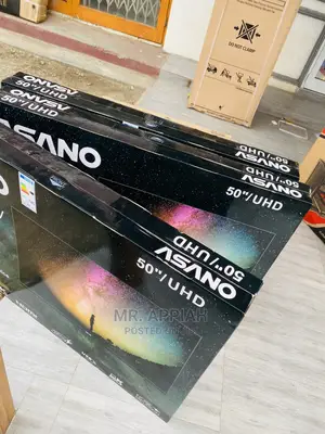 Durable Asano 50 Inch Ultra Hd Led Tv(Black)Starlight.