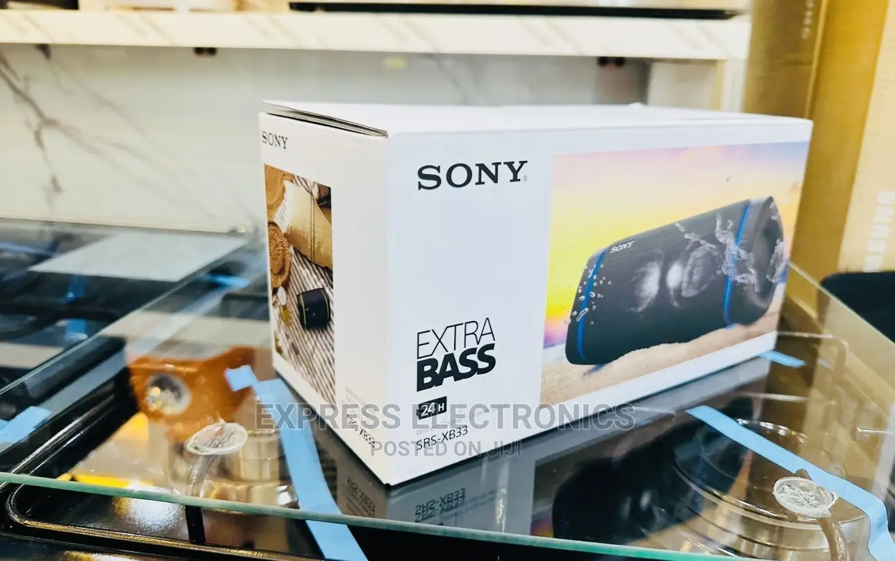 Better Sound Track Sony SRS-Xb33 Black Bluetooth Speaker