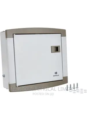 Havell 4 Way Distribution Board Main Switches Complete