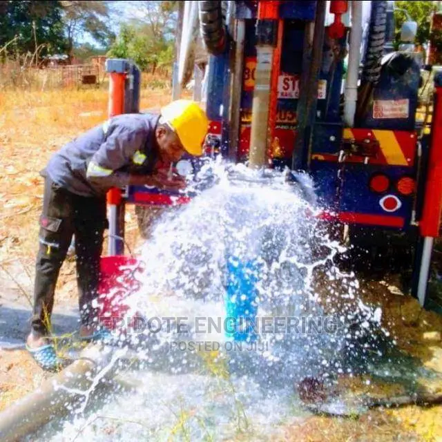 Water Borehole Drilling at Adobewura