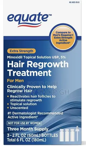 Equate Minoxidil Hairloss + Baldness Treatment for Men
