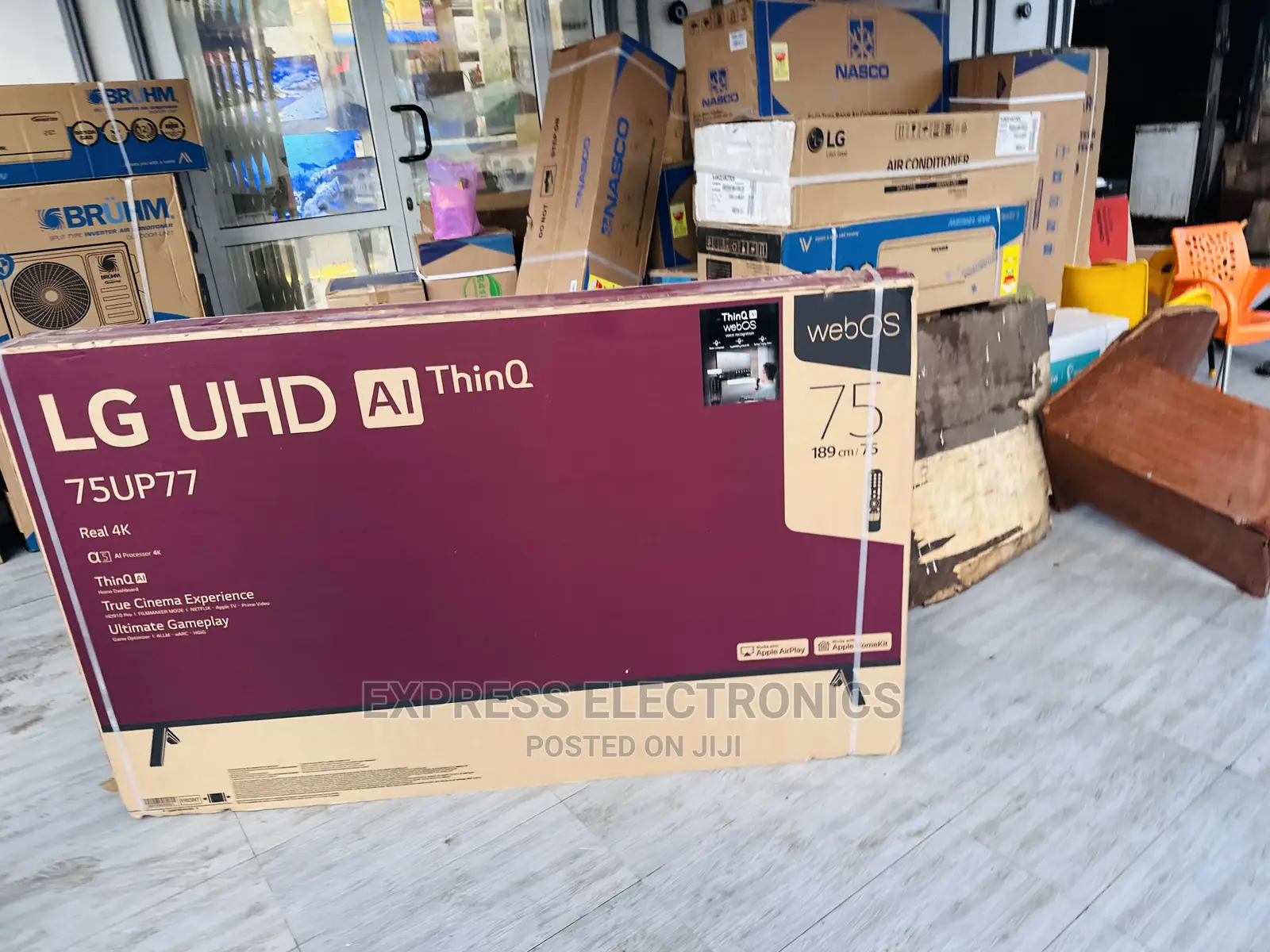 Greater Contrast UHD Lg Up77 75” Smart Tv 