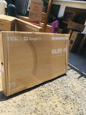 Neatly Sealed TCL 75 Inches QLED Glossy Tv