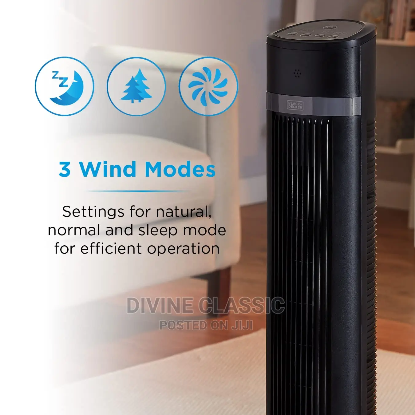40" Black+Decker Tower Fan